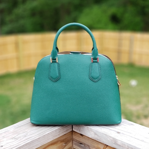 ⚠️LAST ONE⚠️Michael Kors Adele Large Satchel Green - Picture 3 of 6